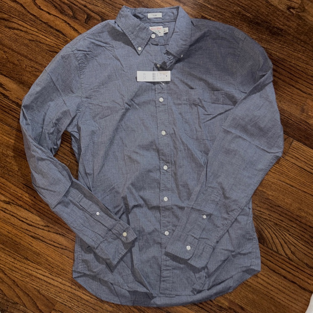 Men's Button-Down Oxford Shirt - Blue by J.Crew